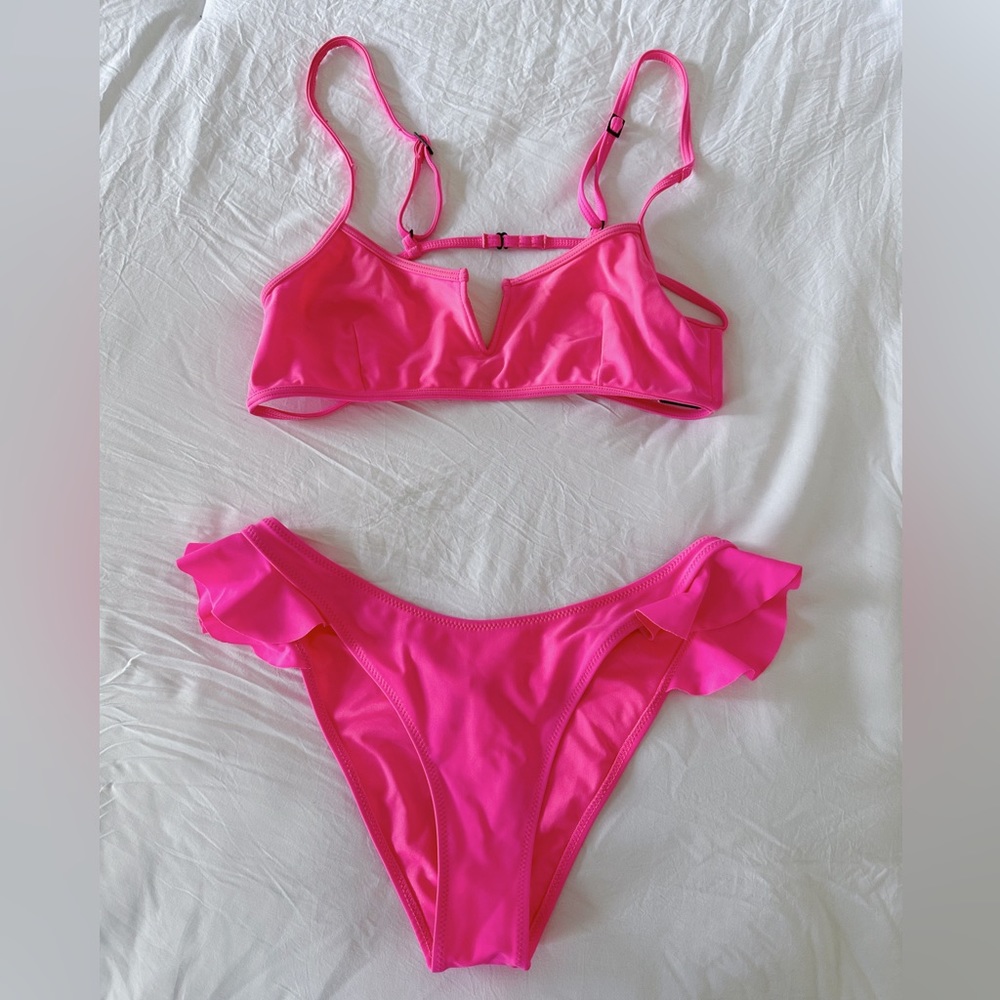 Kendall and Kylie Pink Bikini